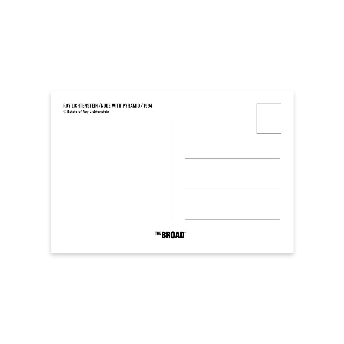 Nude with Pyramid Postcard