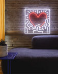 Radiant Heart LED Neon Sign