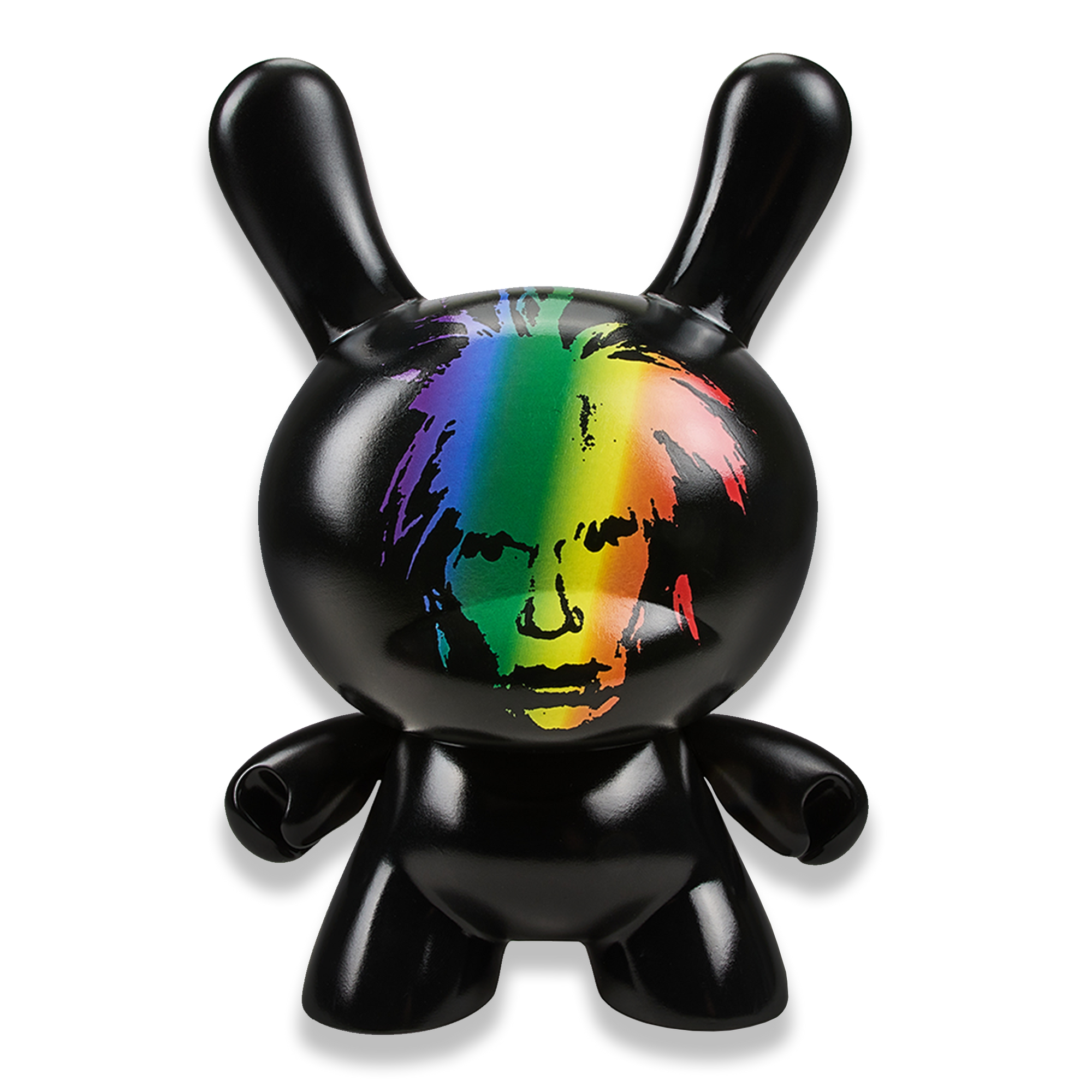 Andy Warhol, Masterpiece Fright Wig Self-Portrait 8" Dunny - Pride Edition