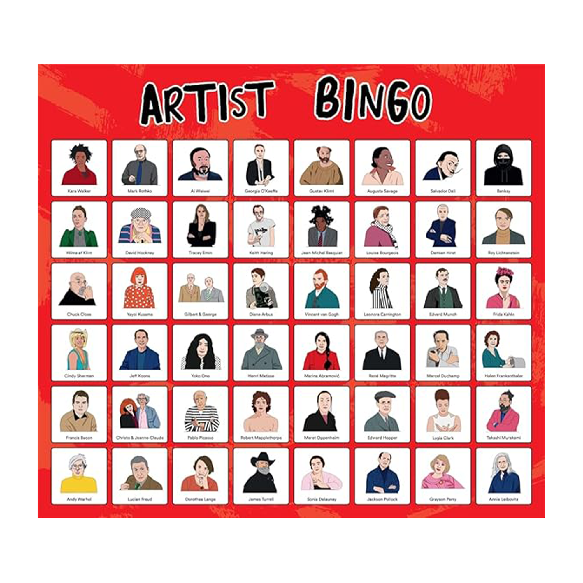Artist Bingo: A Game of Icons