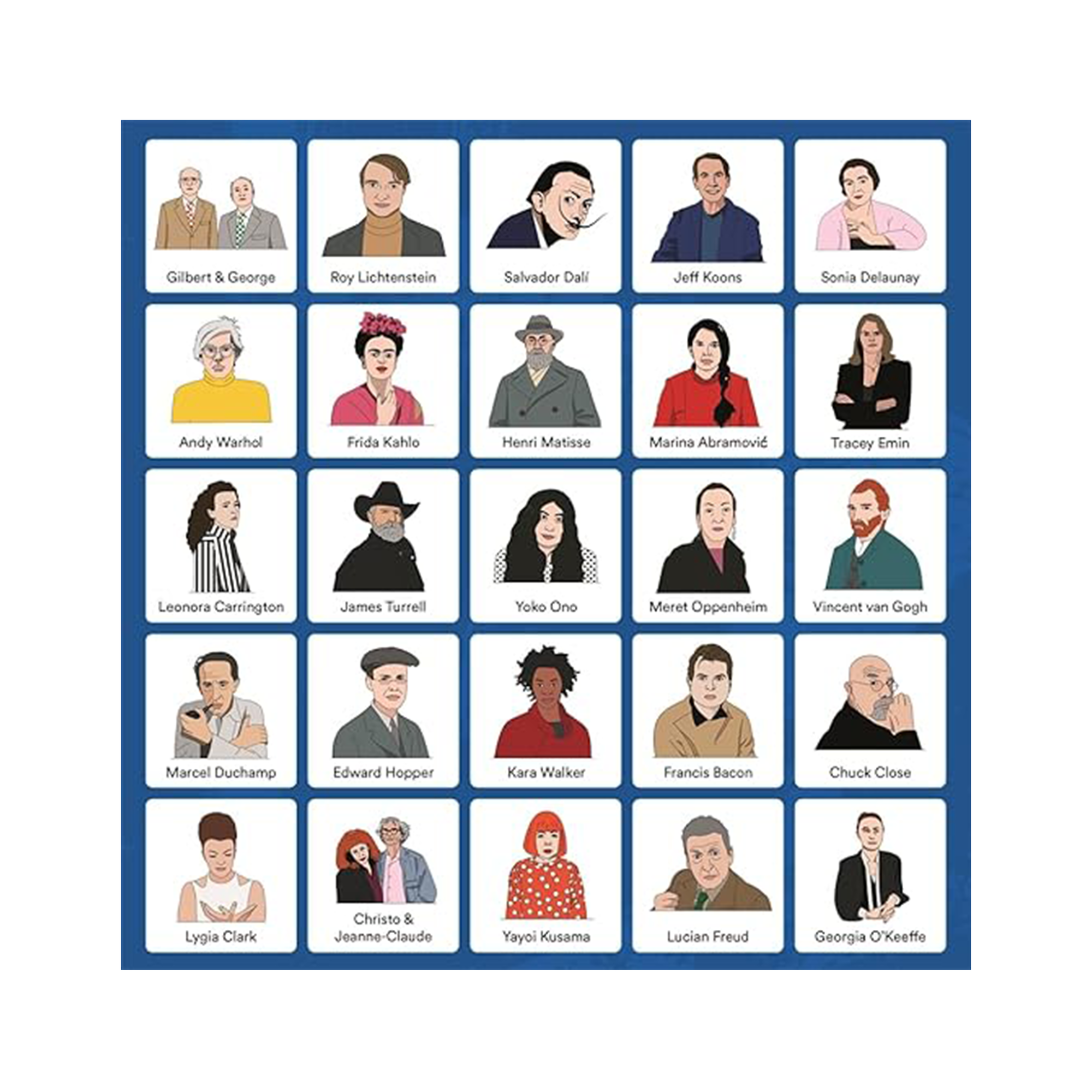 Artist Bingo: A Game of Icons