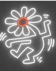 Flower Head Neon Sign