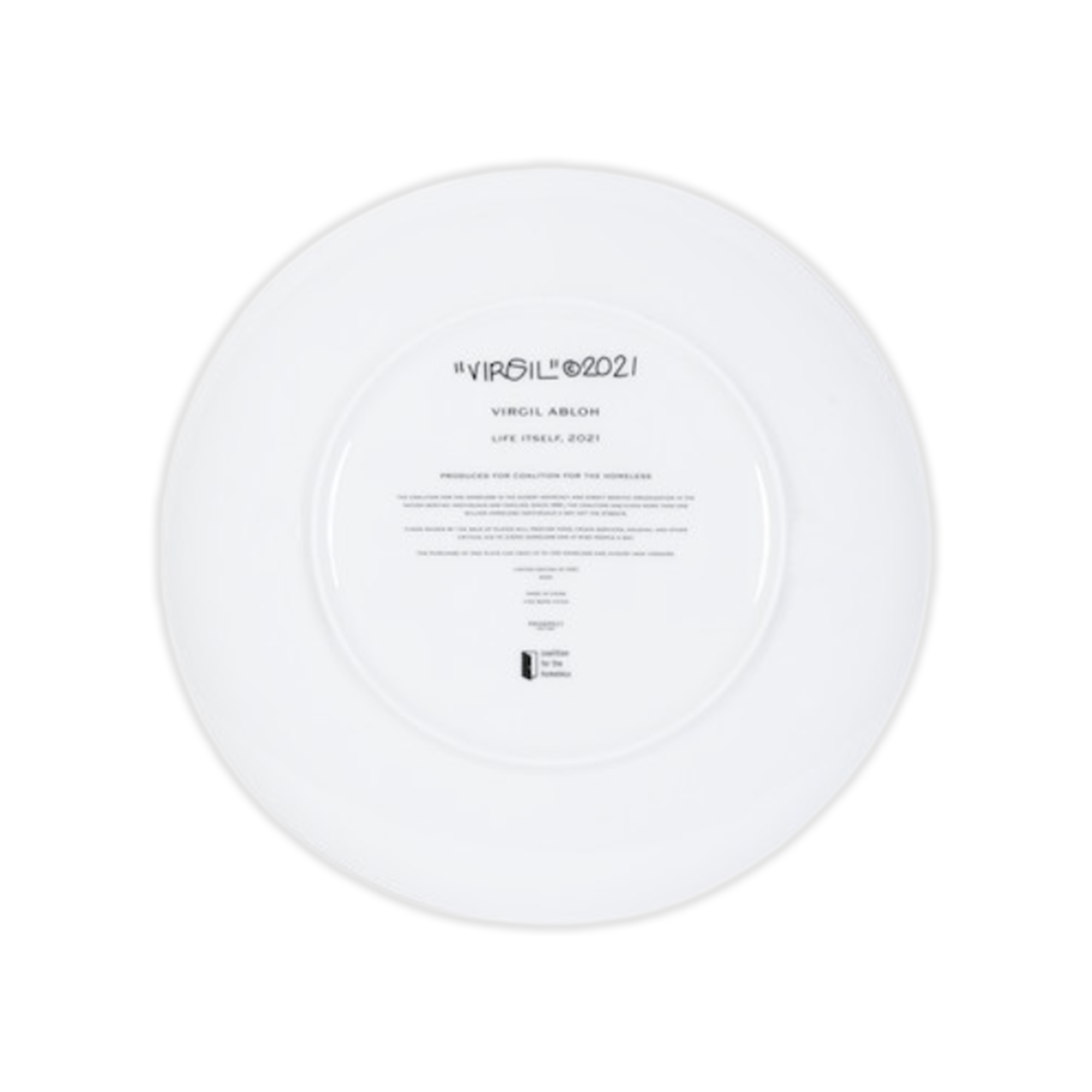Dessert Plate by Virgil Abloh (2021)