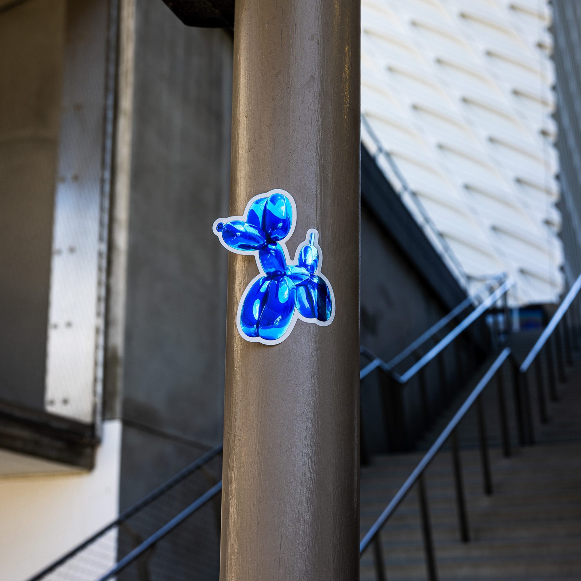 Balloon Dog (Blue) Individual Sticker