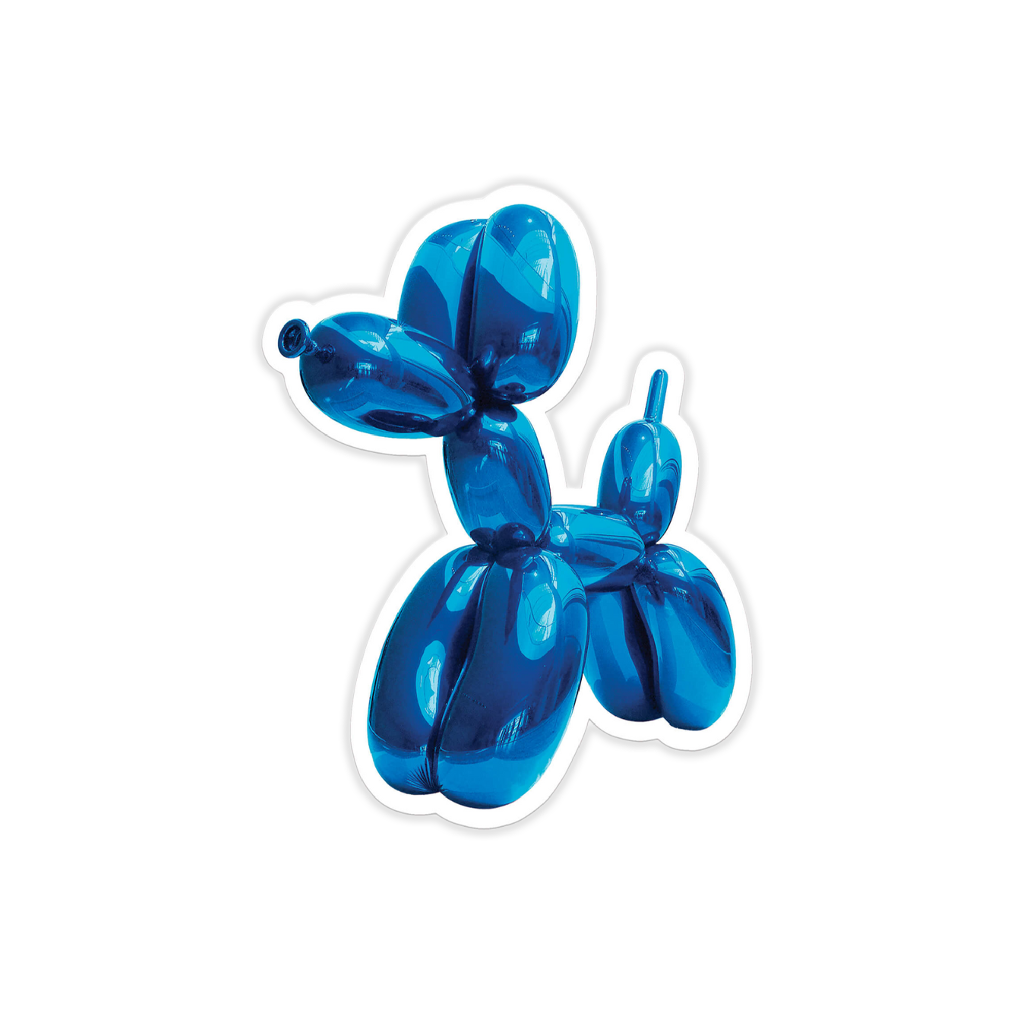 Balloon Dog (Blue) Individual Sticker