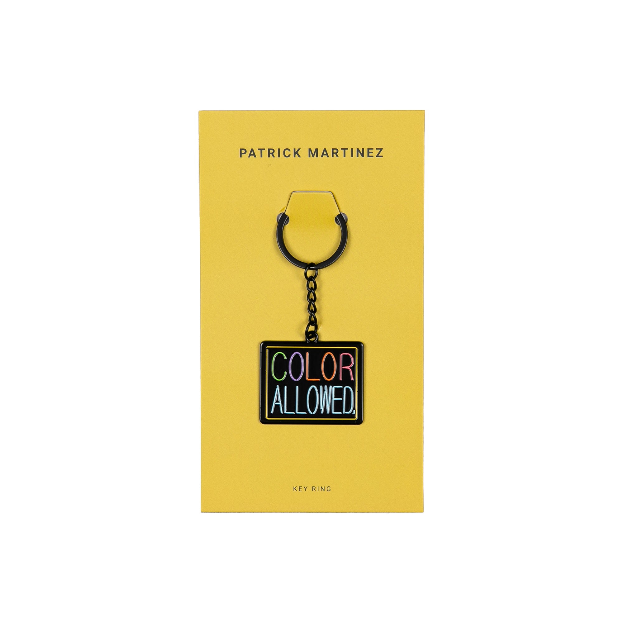 Color Allowed Key Chain