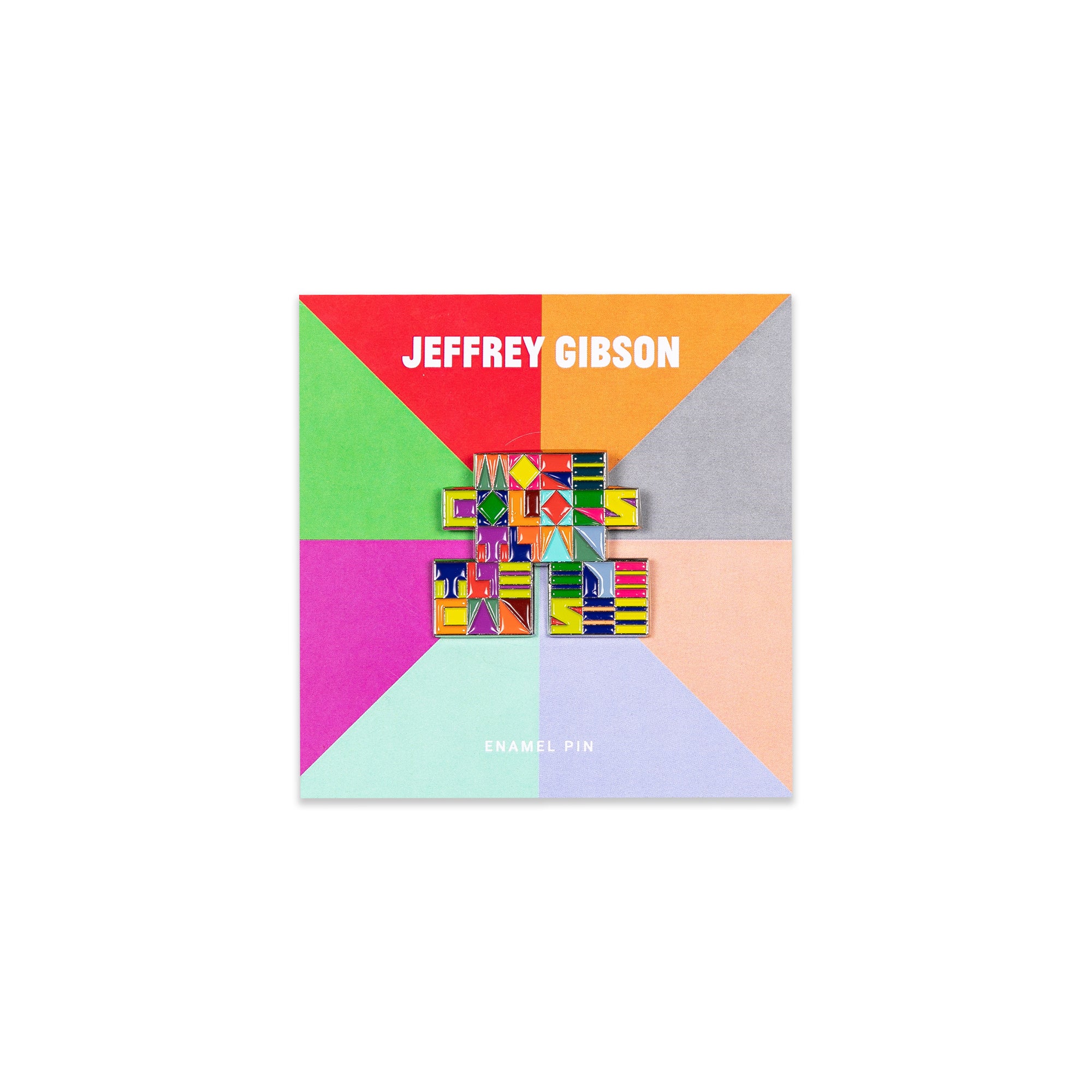 Jeffrey Gibson More Colors Than The Eye Can See Enamel Pin