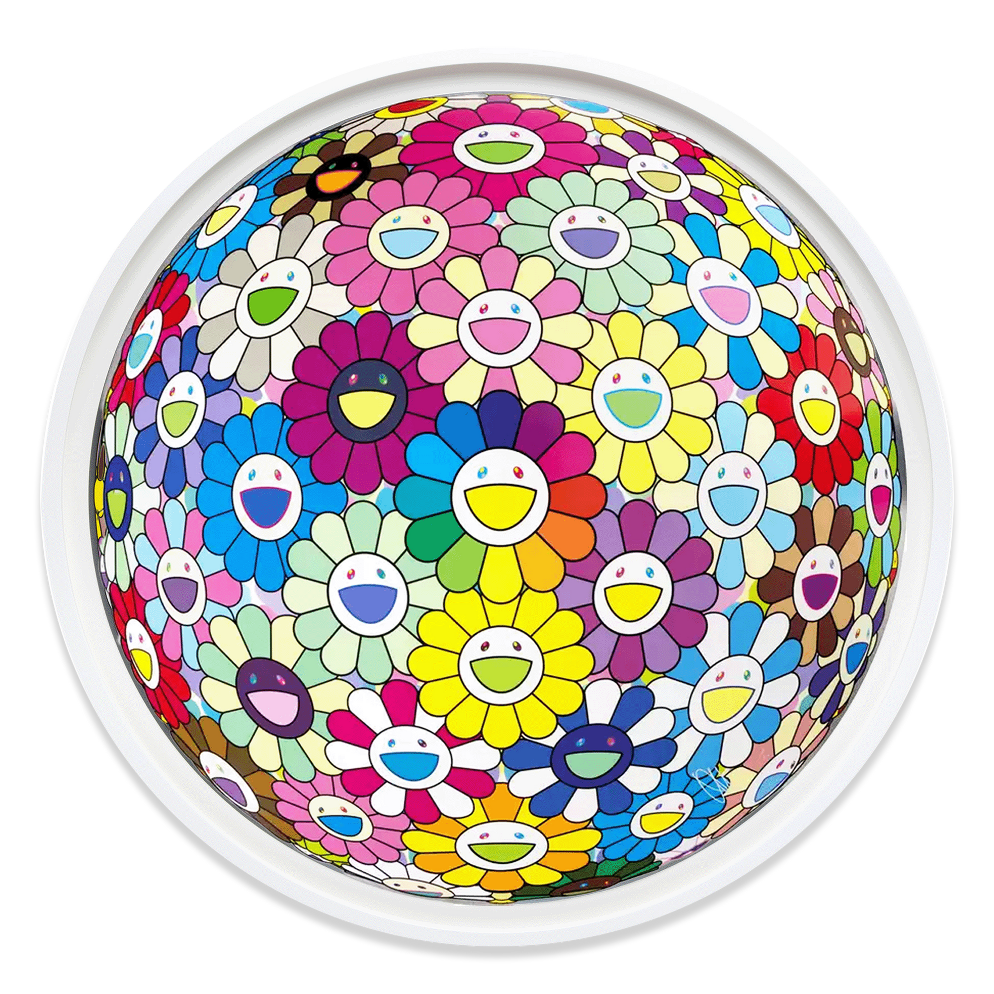 Takashi Murakami, Burying My Face in the Field of Flower (2022)