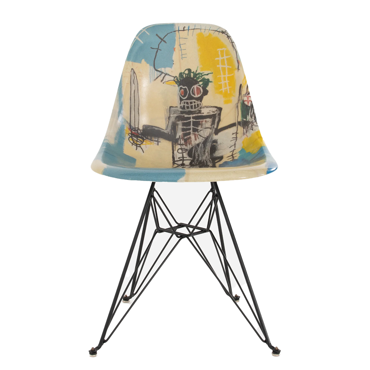 Jean Michel Basquiat Warrior Case Study Side Chair | The Broad