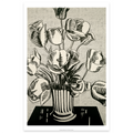Black Flowers Poster