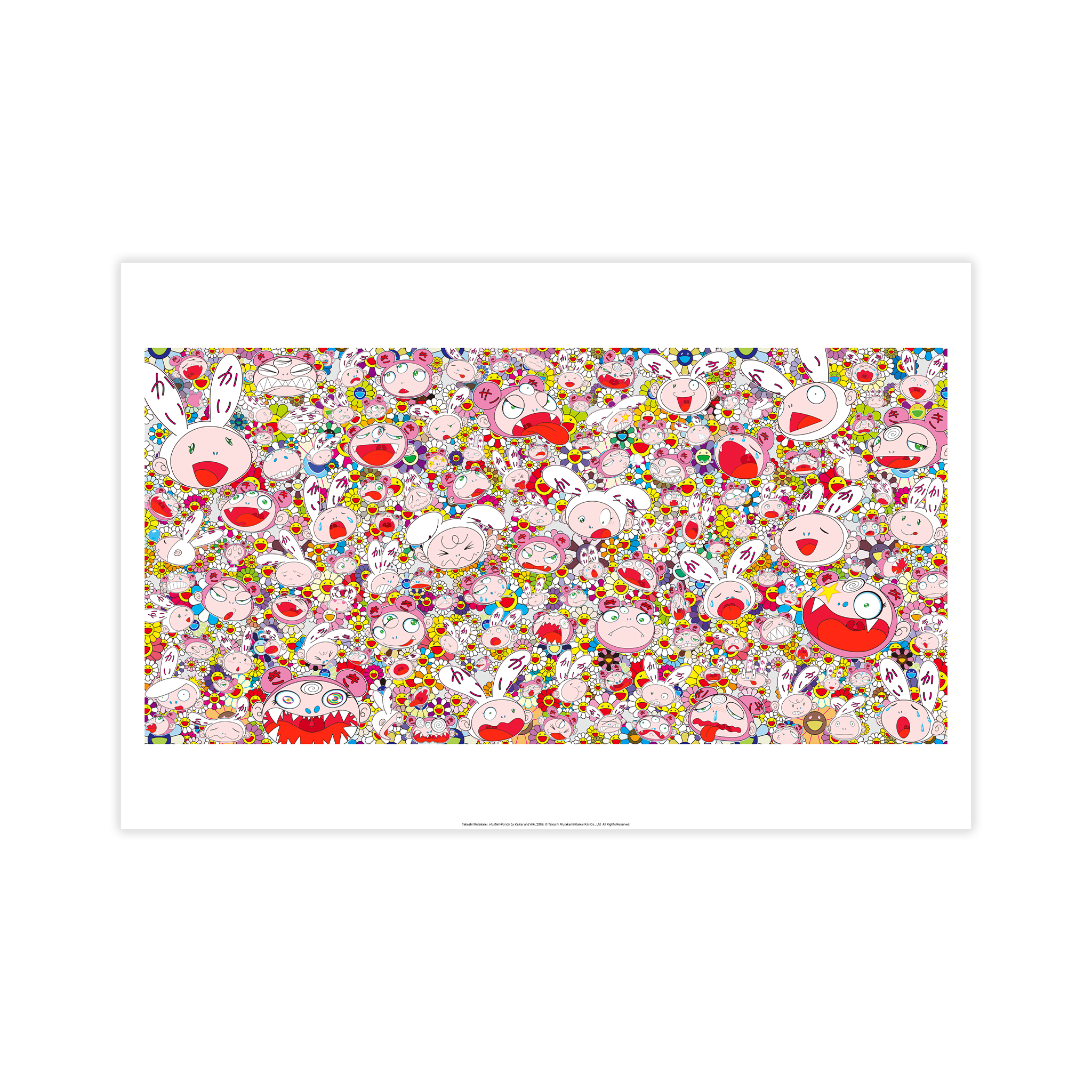 Takashi Murakami Hustle'n'Punch Poster | The Broad