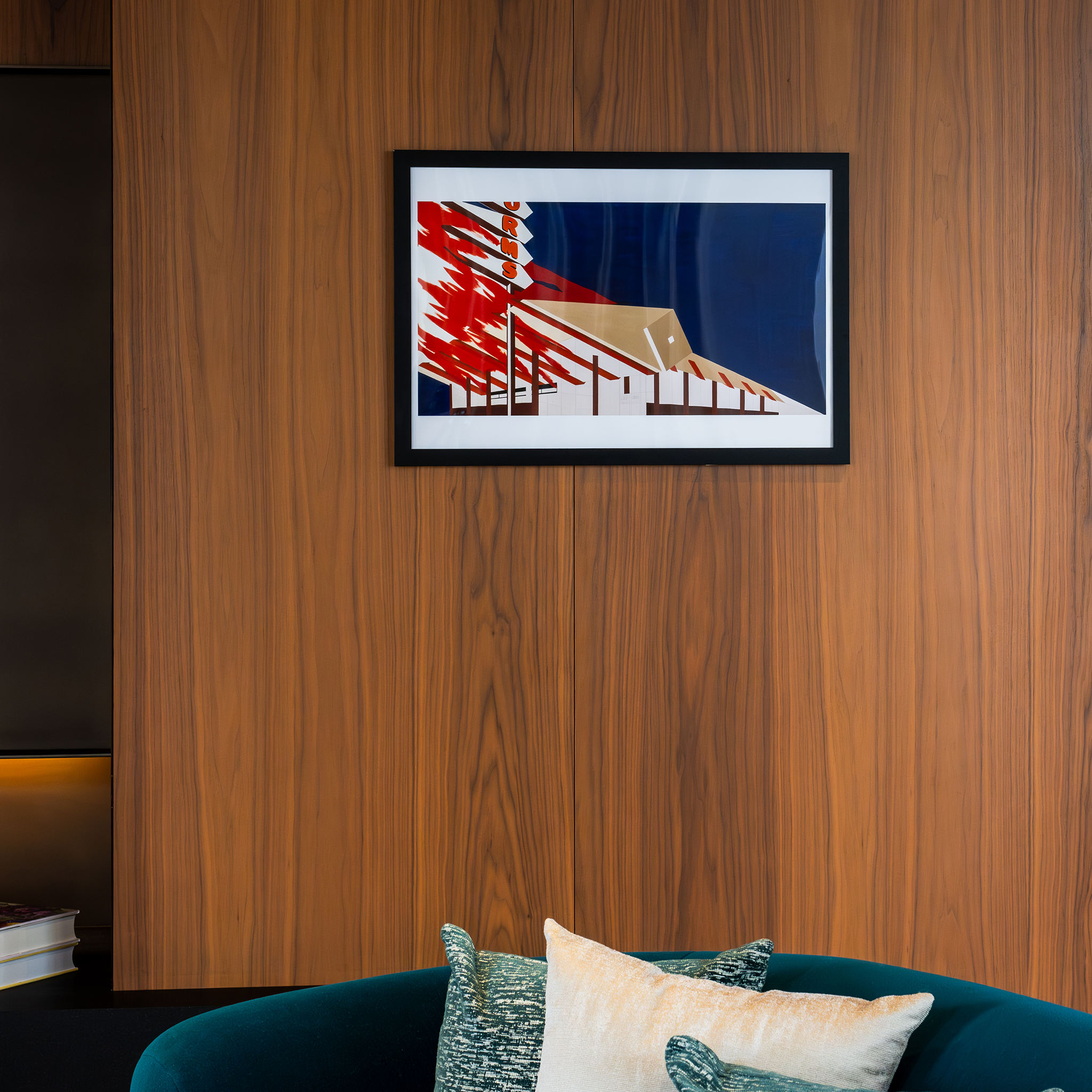 Norm's, La Cienega, On Fire Poster