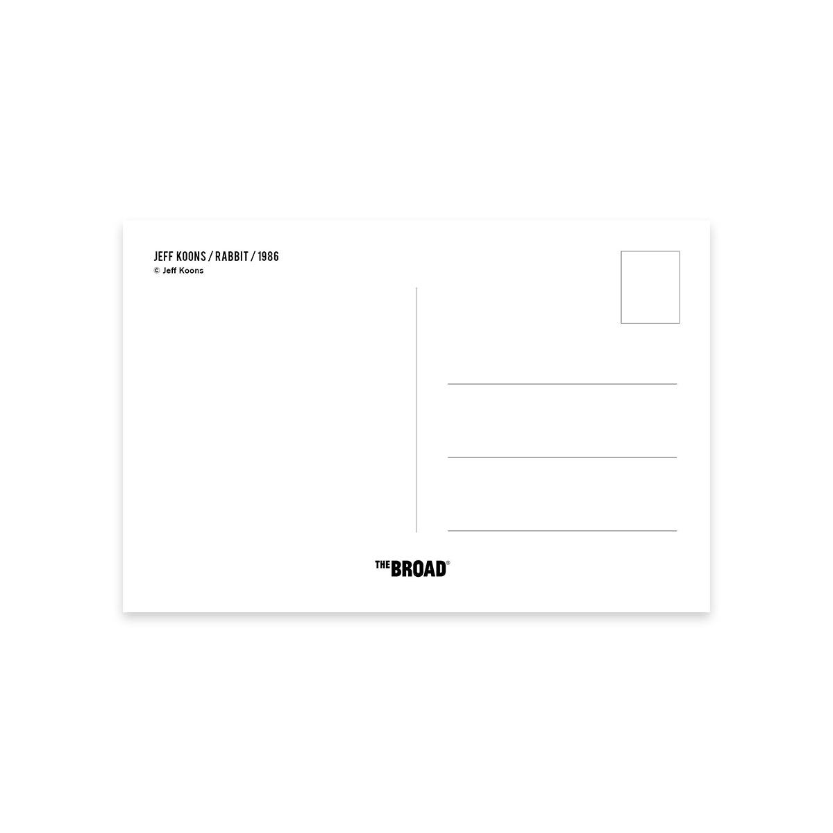 Rabbit Postcard