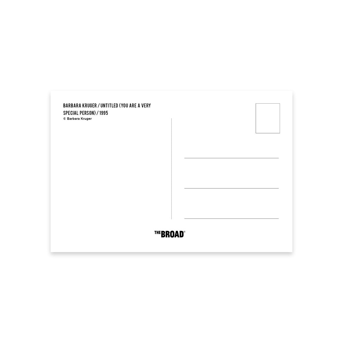 Untitled (You are a very special person) Postcard