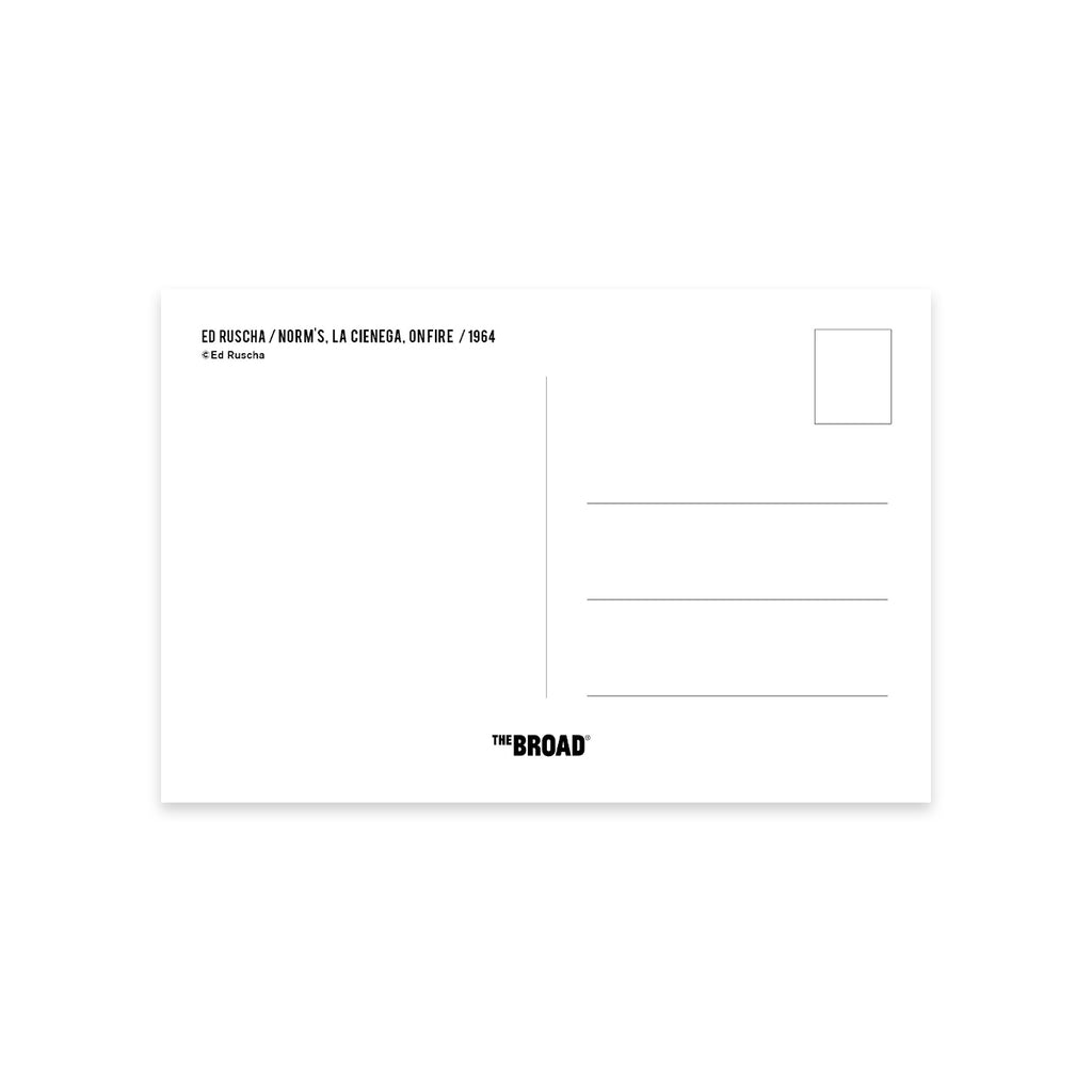 Norm's, La Cienega, On Fire Postcard