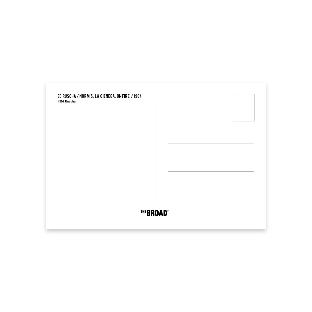 Norm's, La Cienega, On Fire Postcard