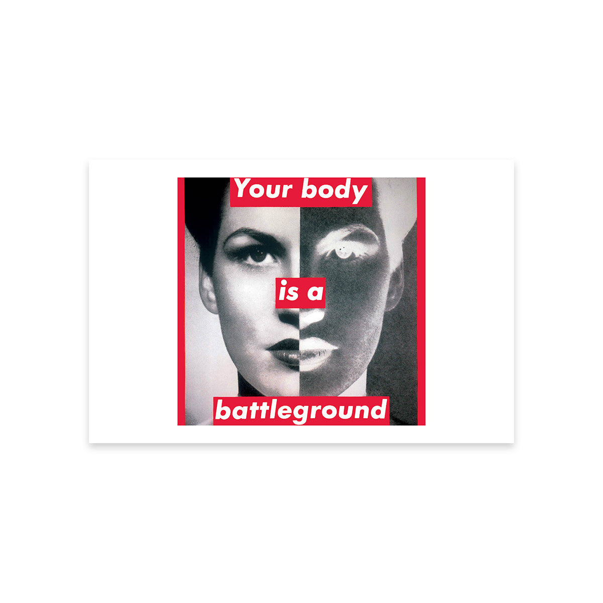 Untitled (Your body is a battleground) Postcard