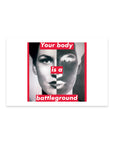 Untitled (Your body is a battleground) Postcard