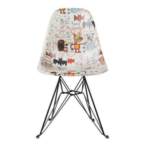 Jean Michel Basquiat Bats Case Study Side Chair