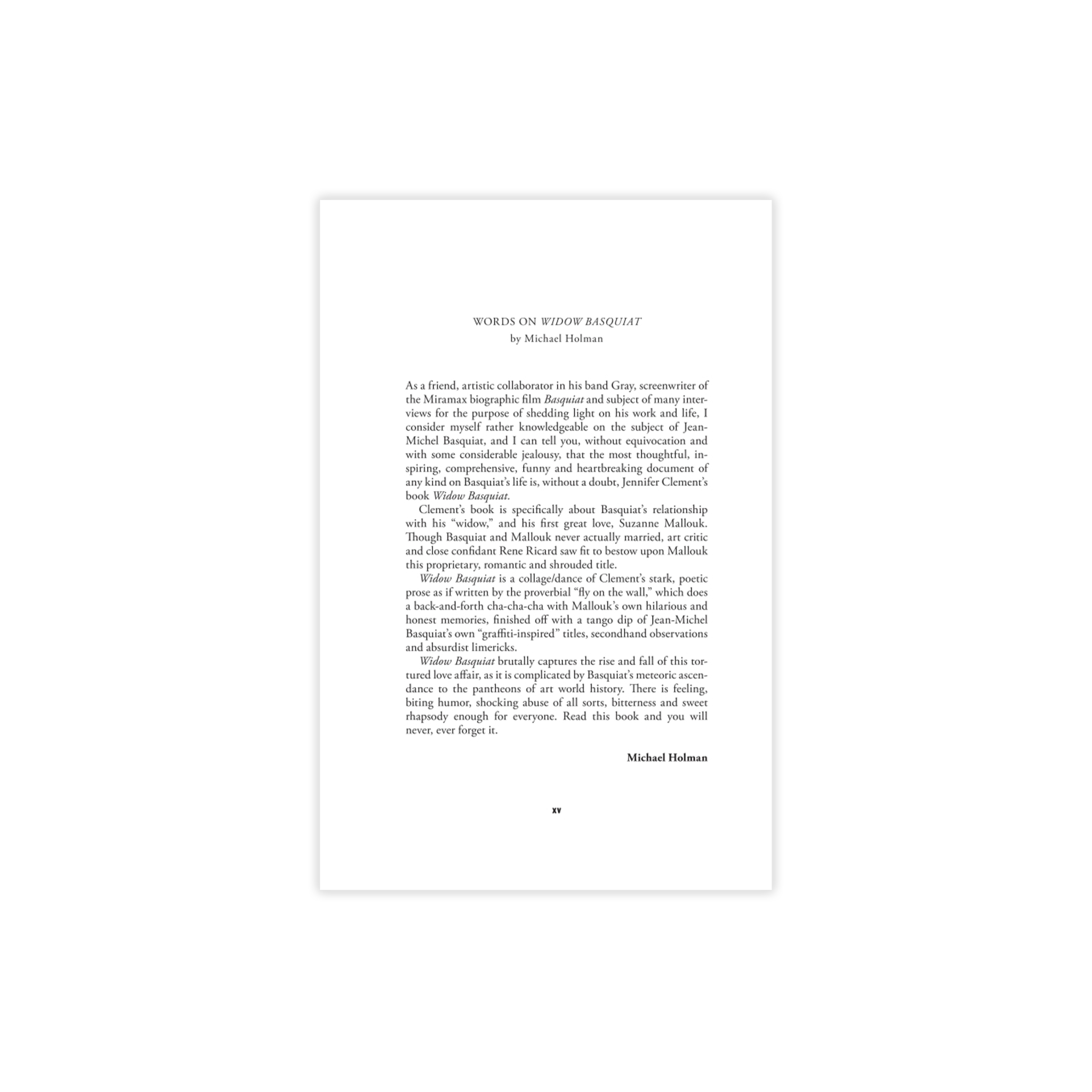 Widow Basquiat: A Love Story