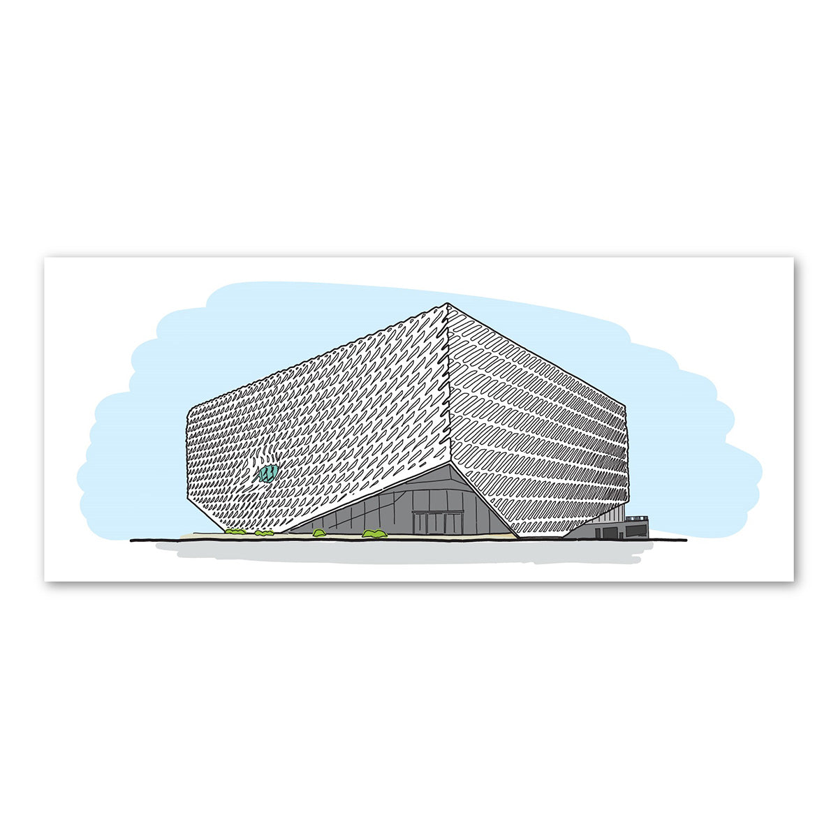 The Broad Card With Envelope (A10)