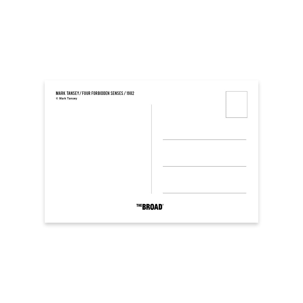 Four Forbidden Senses Postcard