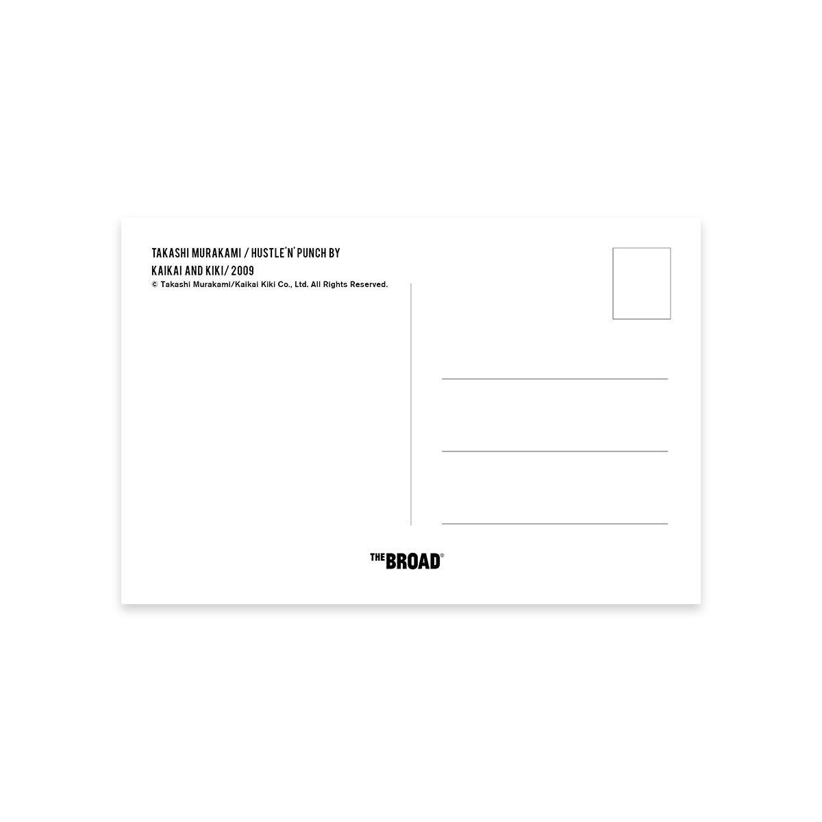 Hustle'n'Punch Postcard | Takashi Murakami Postcards - The Broad