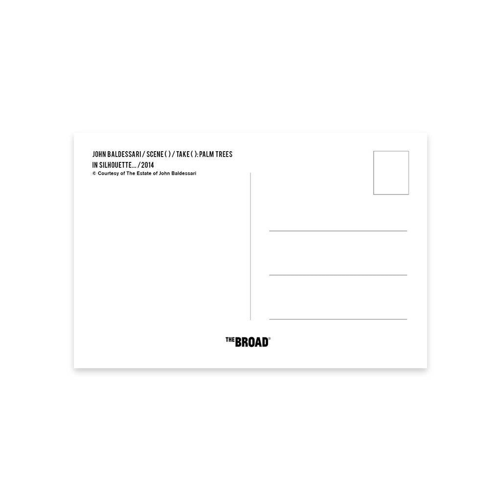 Scene () / Take (): Palm trees in Silhouette…Postcard