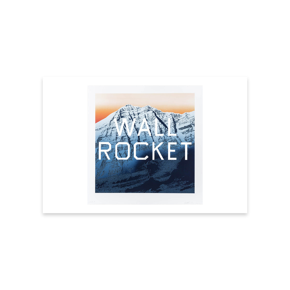Wall Rocket Postcard