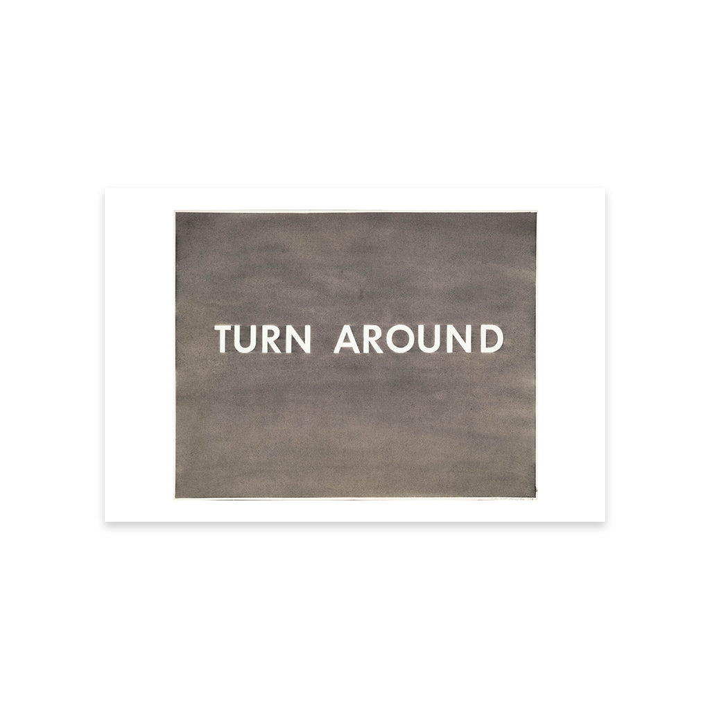 Turn Around Postcard
