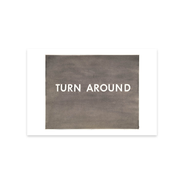 Turn Around Postcard