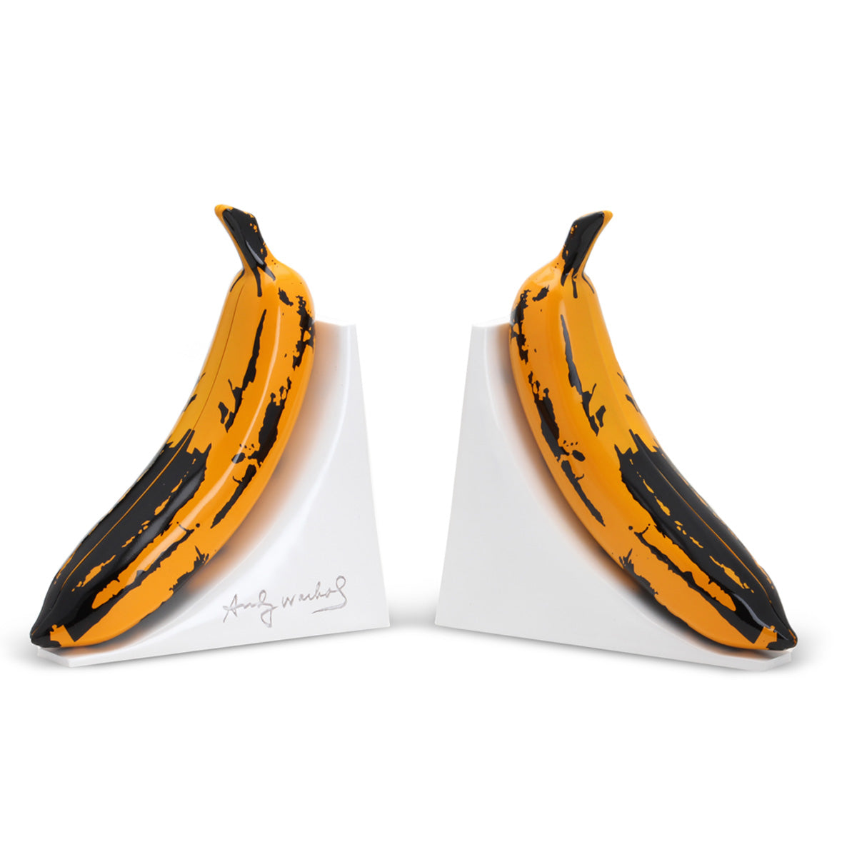 10" Lustre Gloss Resin Banana Bookend