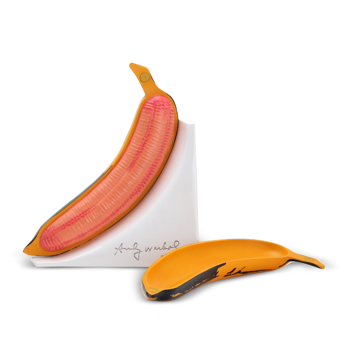 10" Lustre Gloss Resin Banana Bookend