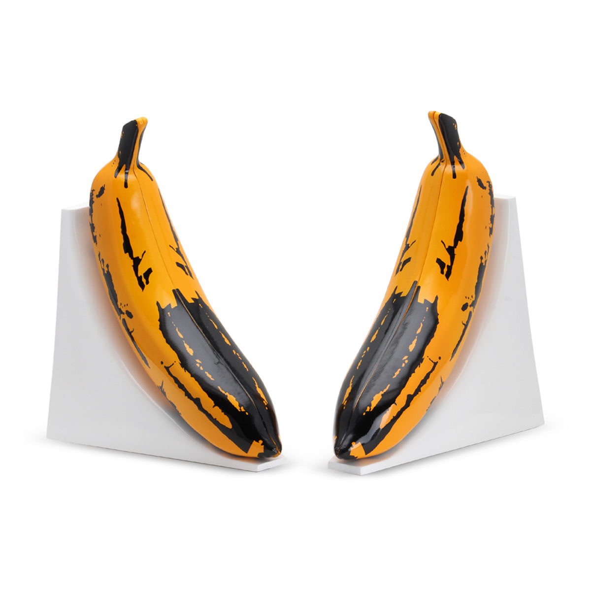 10" Lustre Gloss Resin Banana Bookend
