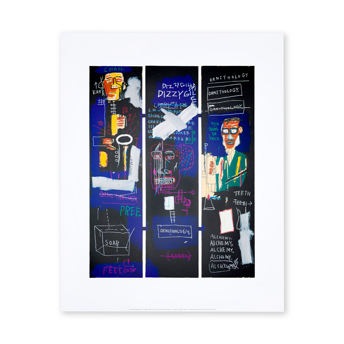 Horn Players, 1983 Poster