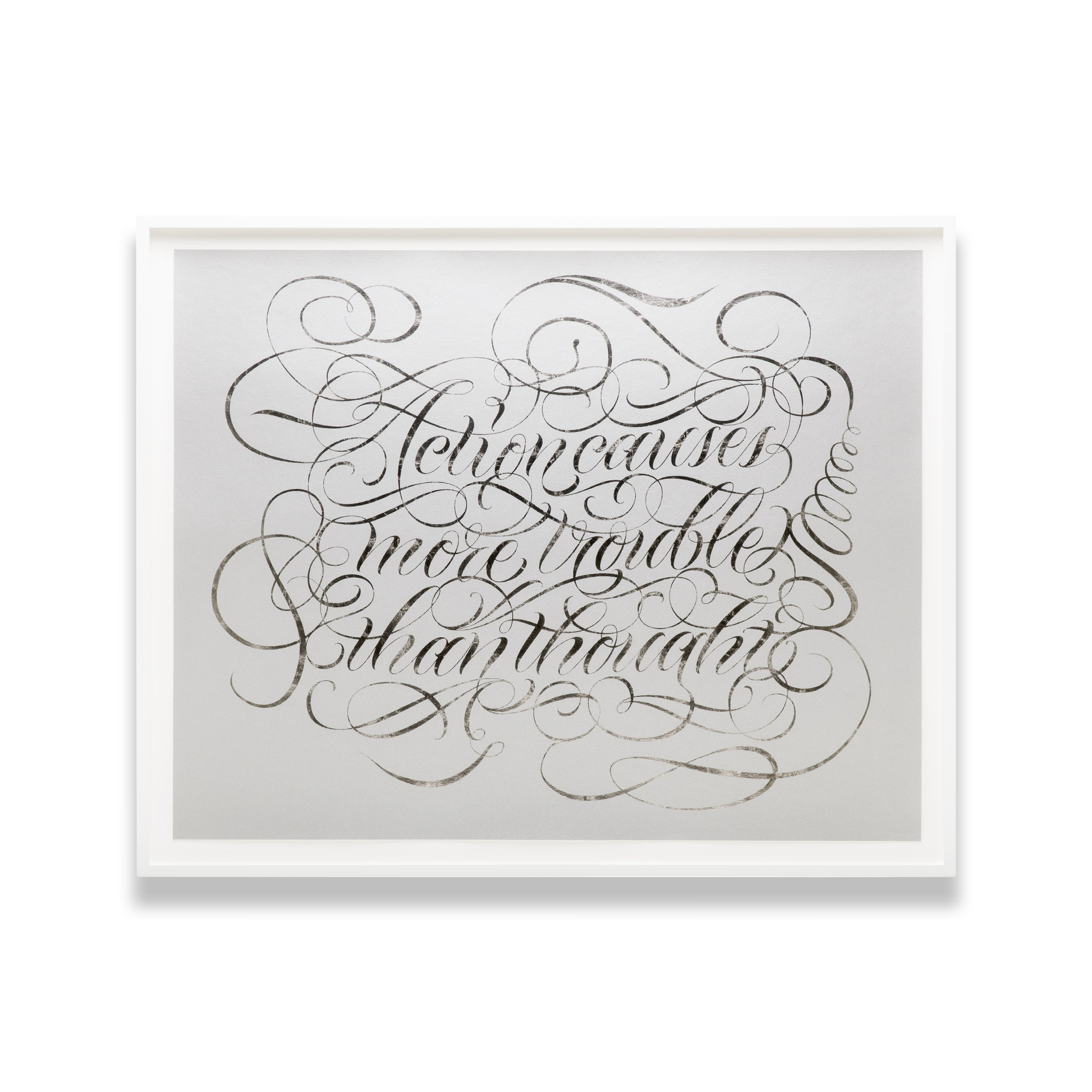 Jenny Holzer, Action Causes More Trouble Than Thought (2021)