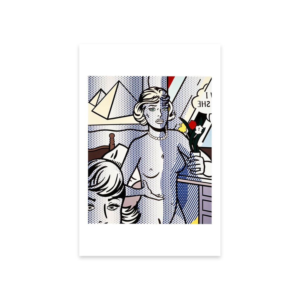 Nude with Pyramid Postcard