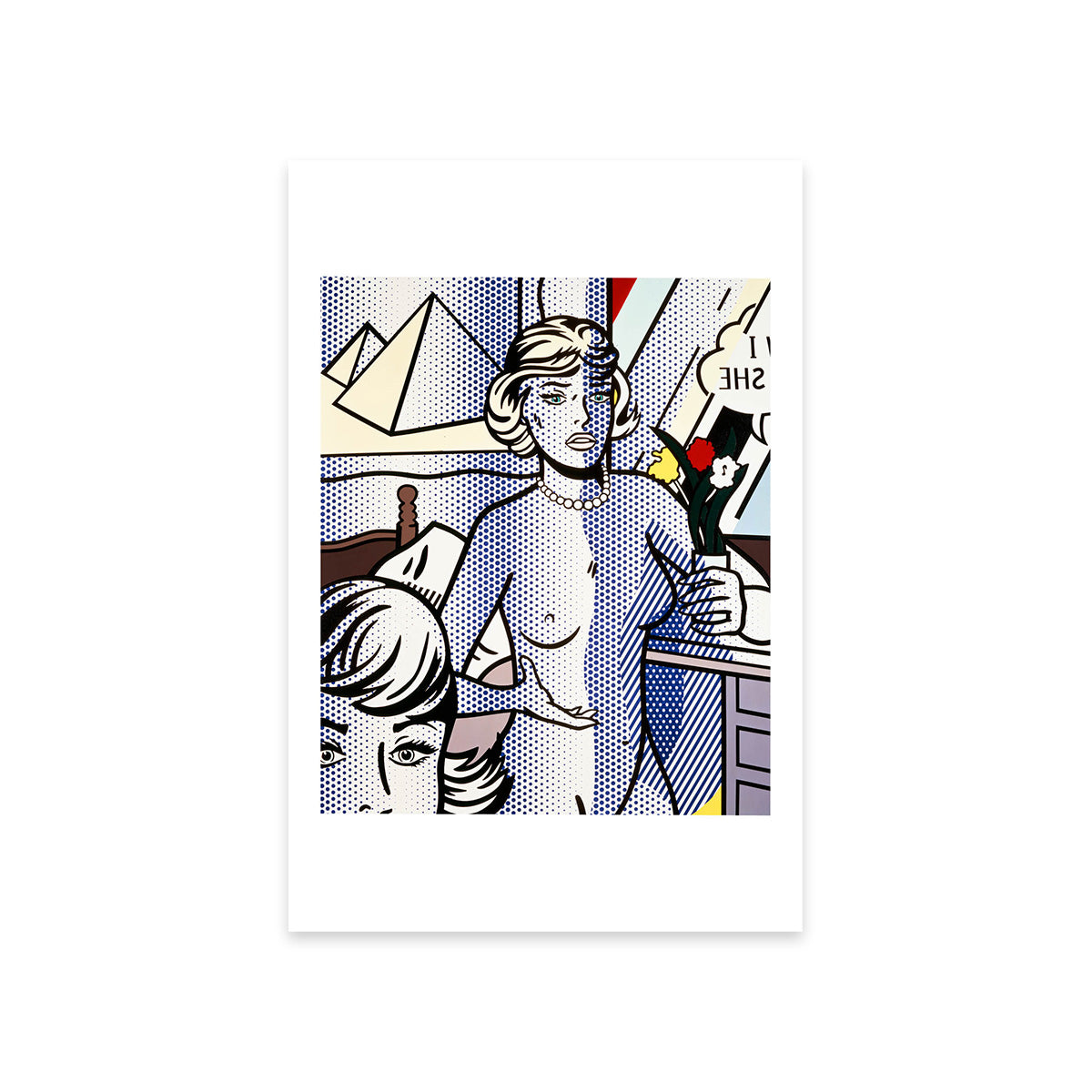 Nude with Pyramid Postcard