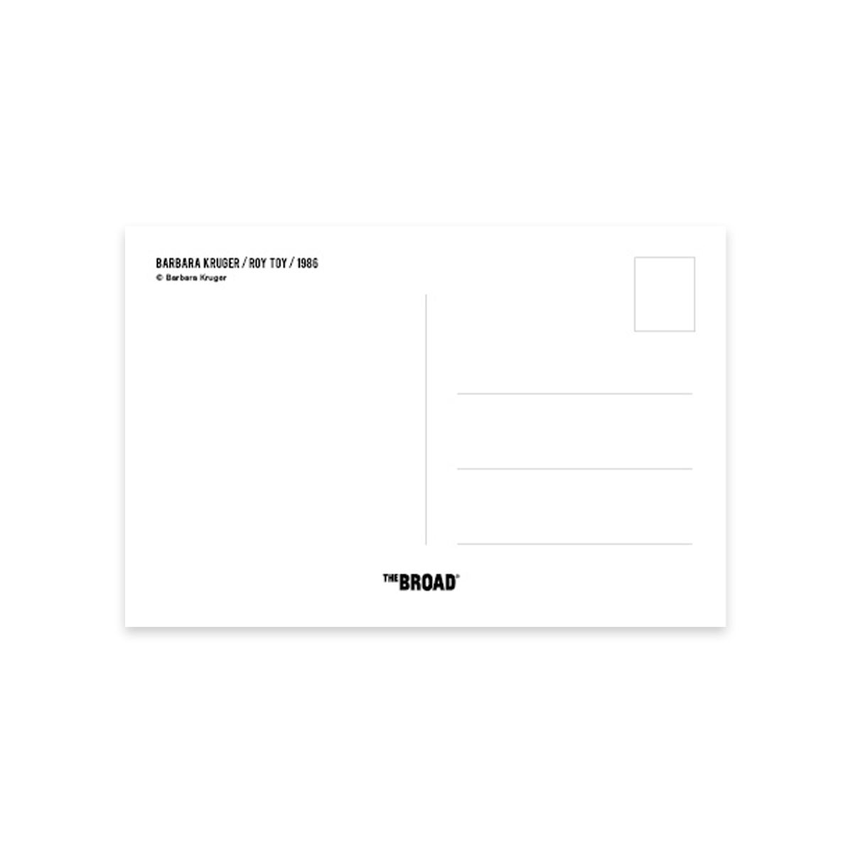 Roy Toy Postcard