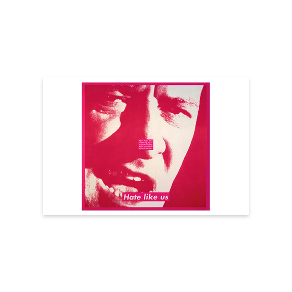 Untitled (Hate Like Us) Postcard