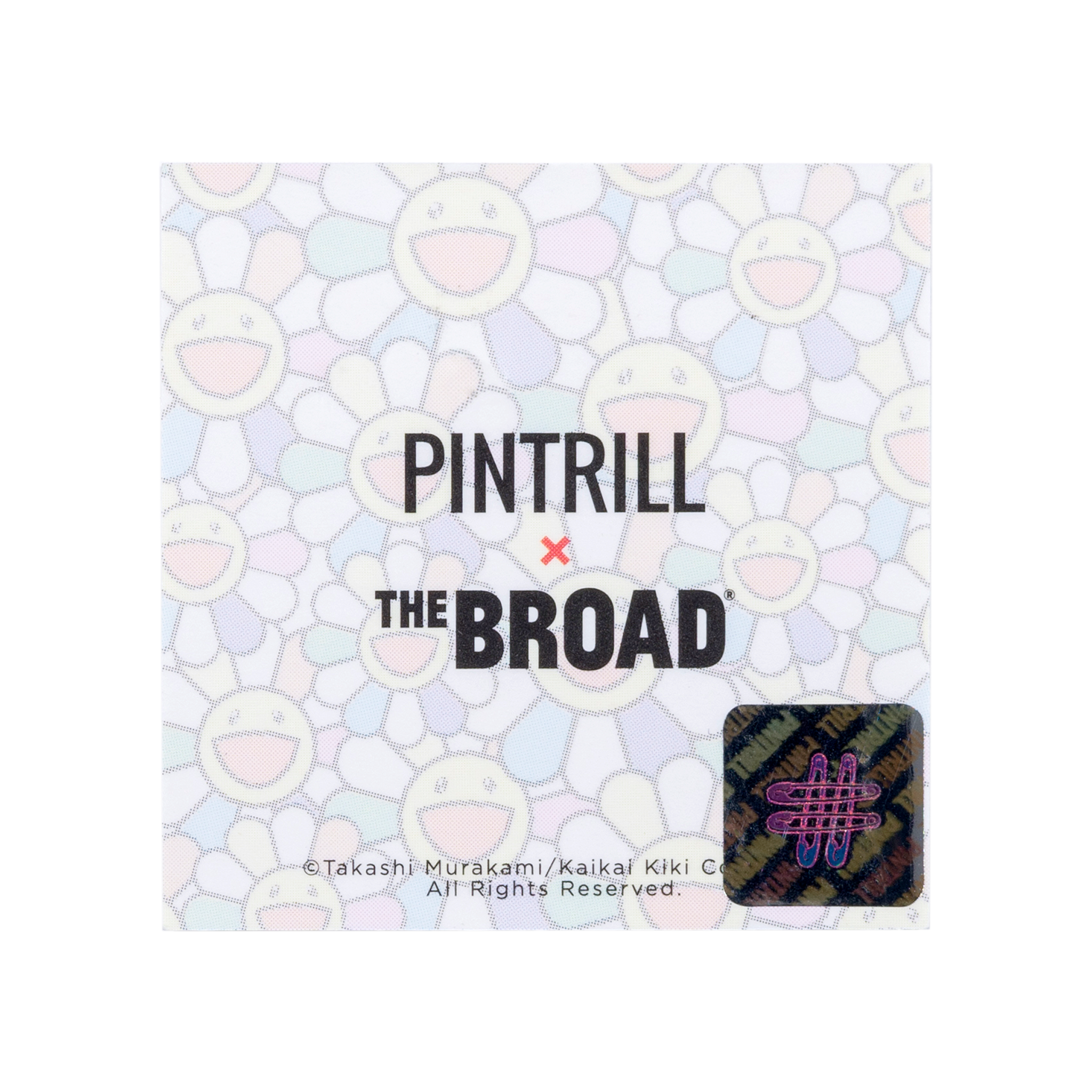 Takashi Murakami Smiling Flower Pin