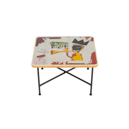 Jean Michel Basquiat Trumpet Case Study Furniture Aiko X Base Table