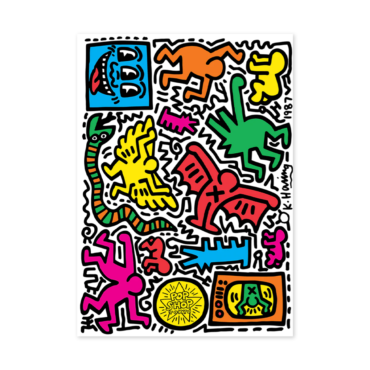 Pop Shop Tokyo Sticker Sheet