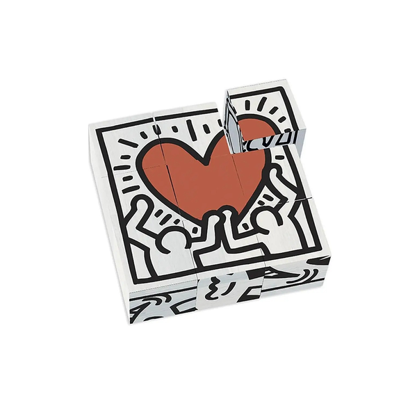 Keith Haring Wooden Cubes