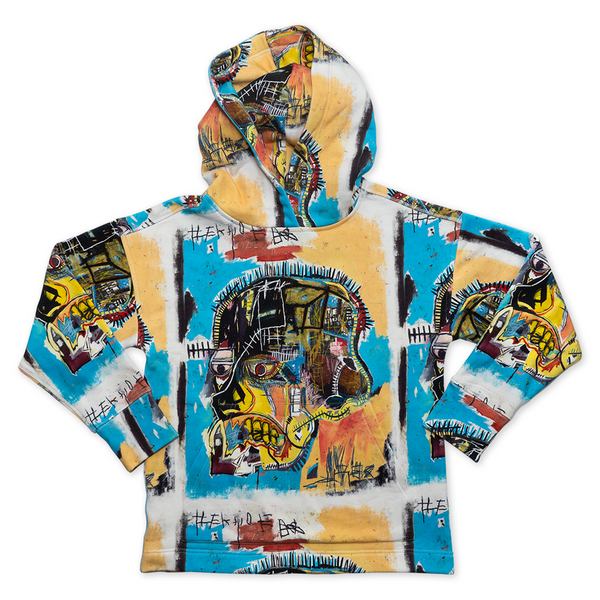 Jean Michel Basquiat Skull 1981 Graphic Print Hoodie – The Shop at