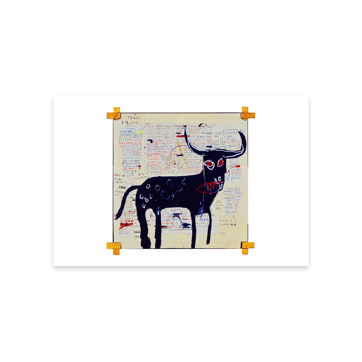 Beef Ribs Longhorn Postcard