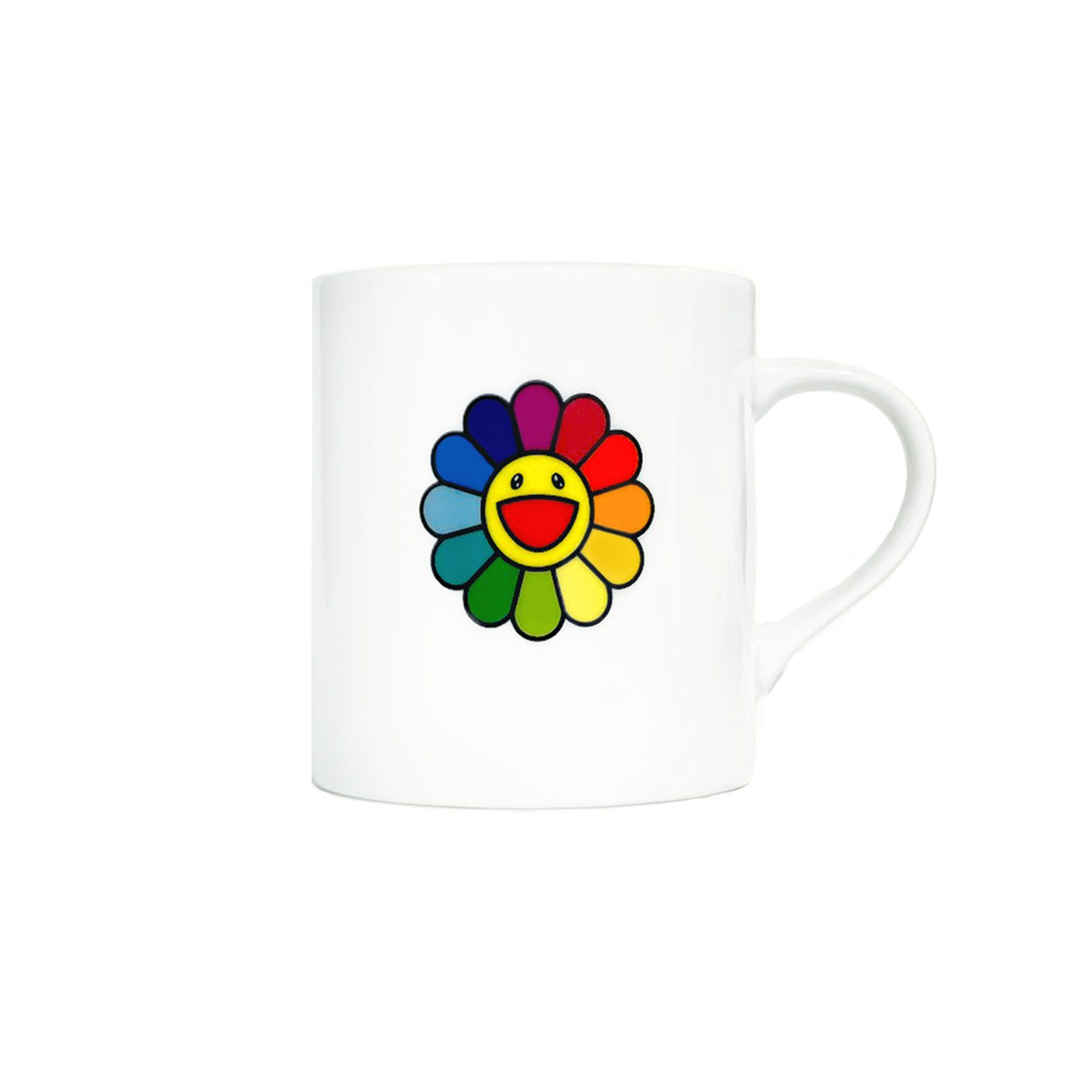 Rainbow Flower Logo Mug