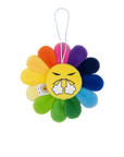 Plush Rainbow / Yellow Flower Emoji Key Chain (4)
