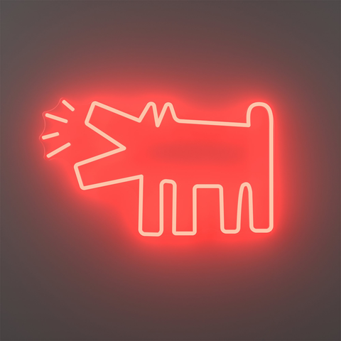 Barking Dog LED Neon Sign