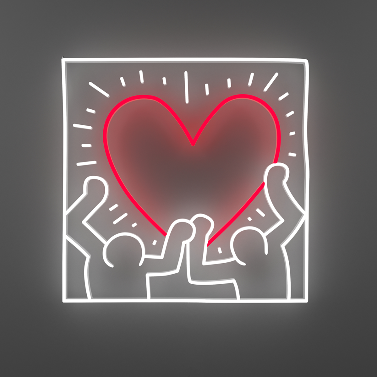 Radiant Heart LED Neon Sign